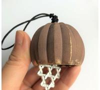 Furin Giapponese Vento Bell Campanello Takaoka Metallo Craft Crema Rosso Colore