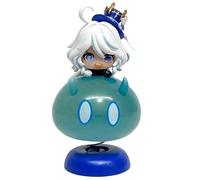 Furina, Pardofelis, Raiden Mei, Klee, Anya Forger, Hutao Figure, Q Versione Rocking Figurine 10 cm / 3,9 pollici Handmade Statua Collection Gift (a)