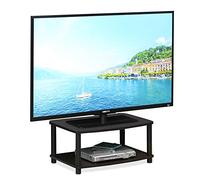 Furinno 13191DWN Mobile Porta TV, Nero (Dark Walnut)