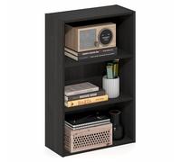 Furinno BASIC Libreria Aperta a 3 Ripiani, Scaffale, Organizzatore Portaoggetti, 18.5 x 42.2 x 67.1 cm, Espresso