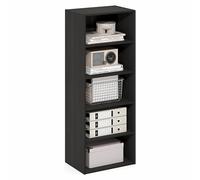 Furinno Basic Libreria Aperta a 5 Ripiani, Scaffale, Organizzatore Portaoggetti, 29 x 42.2 x 110.9 cm, Espresso