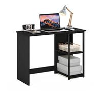 Furinno Camnus Scrivania per Computer, Engineered Wood, Americano/Nero, 74.2 (D) x 101.0 (W) x 45.0 (H) cm