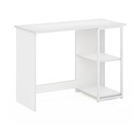 Furinno Camnus Scrivania per Computer, Engineered Wood, Bianco Tinta Unita, 74.2 (D) x 101.0 (W) x 45.0 (H) cm