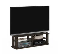 Furinno Centro di Intrattenimento TV, Noce, Dark Brown, Short 43.3"(W) x13.4(H) x13.1(D)