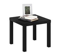 Furinno Classic Homey Tavolino Quadrato, Legno ingegnerizzato, Nero, 1-Confezione