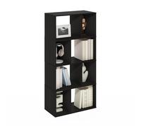 Furinno DALY Libreria 8 Cubi, Organizer a Cubi Libreria con Scomparti Irregolari, per Soggiorno, Camera da Letto, Home Office, Espresso