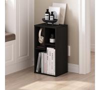 Furinno Daly - Libreria a 3 cubi, organizer per libri, con scomparti irregolari, 9,4 x 11,7 x 21,3 cm, per soggiorno, camera da letto, casa, ufficio, colore: nero