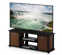Furinno Econ Porta TV con Ripiani, Marrone