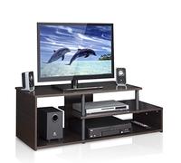 Furinno ECON Supporti TV Senza Attrezzi, Holz, Espresso/Nero, Taglia unica