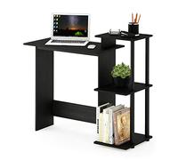 Furinno Efficient Home Laptop Notebook Scrivania per computer, Americano/Nero