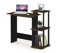 Furinno Efficient Home Laptop Notebook Scrivania per computer, Columbia Noce/Marrone