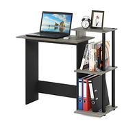 Furinno Efficient Home Laptop Notebook Scrivania per computer, Rovere francese/Nero