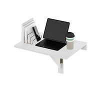 Furinno Eremite Tavolo Pieghevole da Parete, Legno, Bianco, One Size