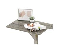 Furinno Eremite Tavolo Pieghevole da Parete, Legno, French Oak, One Size