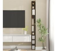 Furinno FULDA Mensola per libri, Libreria a 10 livelli, Libreria con scaffale di stoccaggio che risparmia spazio, 23.5(P) x 15.0(L) x 200.0(A) cm, per Soggiorno, Camera da letto, Ufficio, Pino Ambra