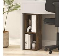 Furinno FULDA Mensola per libri, Libreria stretta a 2 livelli, Libreria con scaffale di stoccaggio largo 8 pollici, 23.6(P) x 20.0(L) x 53.8(A) cm, per Soggiorno, Camera da letto, Ufficio, Pino Ambra