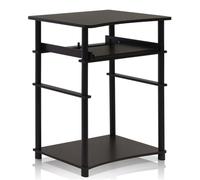 Furinno Home Scrivanie per Computer, HOLZ, Espresso/nero, taglia unica