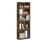 Furinno JAYA Enhanced Home - Libreria a 5 ripiani, in legno di pino ambrato