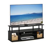 Furinno Jaya Grande Centro di intrattenimento può Contenere Fino a 55 in TV, PVC ingegnerizzato Plastica, Legno Nero, 40.1 (D) x 119.9 (W) x 49.8 (H) cm