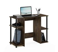 FURINNO Jaya Scrivania, Legno, Columbia Noce/Nero, Singolo