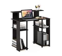 Furinno JAYA Scrivania per computer dal design semplice, Noce