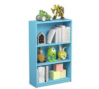 Furinno JAYA Simple Home Libreria a 3 Livelli, Blu