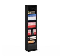 Furinno JAYA Torre portaoggetti multimediale a 9 ripiani con ripiani regolabili, Americano