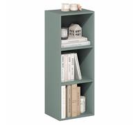Furinno LUDER Libreria 3 Cubi, Libreria, Per Soggiorno, Camera Da Letto, Home Office, Verde Salvia