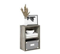 Furinno Luder Libreria a 2 ripiani aperti, rovere francese