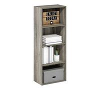 Furinno Luder Libreria a 4 ripiani aperti, Rovere Francese