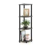 Furinno Mensola ad Angolo French Oak Grey/Black 4 livelli