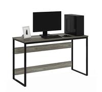 Furinno MORETTI Scrivania Per Computer, Scrivania Da Gaming, Scrivania Da Ufficio, Per Home Office, Gaming, Studio, Grey Oak