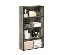 Furinno Pasir Libreria a 4 Livelli, Grigio