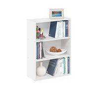 Furinno Pasir Scaffale Aperto a 3 Livelli, Bianco Tinta Unita