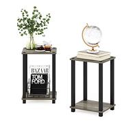Furinno Semplicistico Tavolino, Quercia, French Oak/Black, One Size