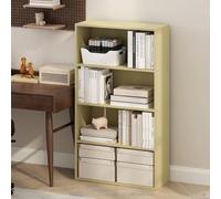 Furinno SIMPLE Libreria 4 Ripiani, Libreria Con Ripiano Aperto, Per Soggiorno, Camera Da Letto, Home Office, Faggio Vaporato