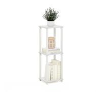 Furinno Simplistic Tavolino, Piccolo, set di 2, Bianco/Bianco