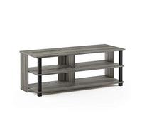 Furinno Sully Mobile Porta TV, Grigio/Nero