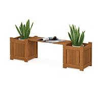 Furinno Tioman - Mini fioriera in legno duro