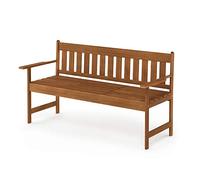 Furinno Tioman Panchine da Esterno, Naturale