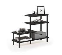 Furinno Turn-N-Tube Scaffale a 3 piani, Espresso/Nero