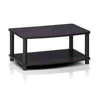 Furinno Turn-N-Tube Scaffale Porta Stampante Multifunzione a 2 Ripiani per Esposizione e Conservazione, Noce Scuro