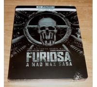 Furiosa A Mad Max Saga (BLACK & CHROME) 4K UHD Steelbook Nuovo Sigillato