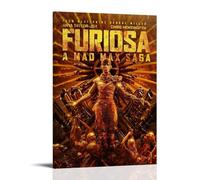Furiosa:A Mad Max Saga, poster impermeabile da parete, stampa domestica, resistente all'umidità, facile da installare e resistente allo sbiadimento, stile cornice, 60 x 90 cm