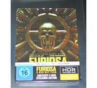 FURIOSA: Una Saga Di MAD MAX Steelbook 4K Blu Ray + Blu Ray Nuovo & OVP