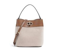 Furla Amelia M Borsa a secchiello marrone, tela, donna
