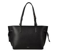 Furla Ava Shopper M in Pelle Nera, Borsa a Spalla con Doppio Manico Regolabile, 43 x 22,5 x 11 cm