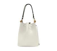 Furla, ,Bags ,Donna ,Beige ,ONE SIZE Secchiello in pelle strutturata con coulisse