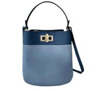 Furla, ,Bags ,Donna ,Blu ,ONE SIZE Amelia Bucket Bag S