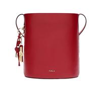 Furla Roxie S Borsa a secchiello rosso, pelle, donna